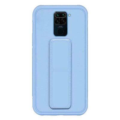 Microsonic Xiaomi Redmi Note 9 Kılıf Hand Strap Mavi