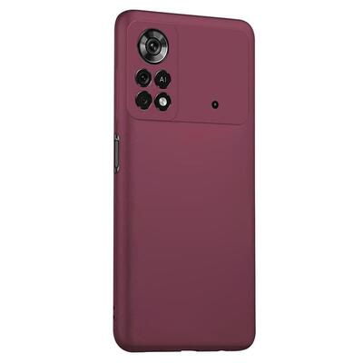 Microsonic Xiaomi Poco M4 Pro 4G Kılıf Matte Silicone Mor