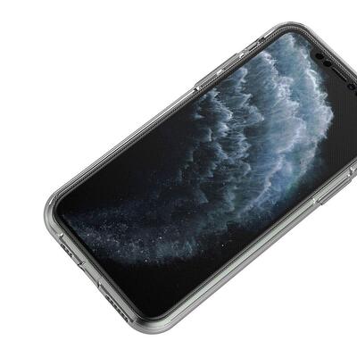 Microsonic Apple iPhone 11 Pro Kılıf Komple Gövde Koruyucu Silikon Şeffaf