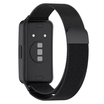 Microsonic Huawei Band 10 Milanese Loop Kordon Siyah
