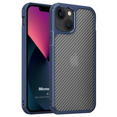 Microsonic Apple iPhone 13 Mini Kılıf Cast Carbon Lacivert