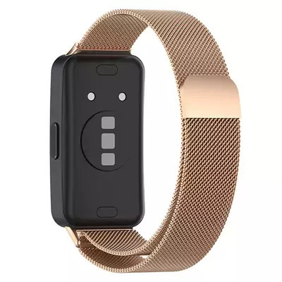 Microsonic Huawei Band 10 Milanese Loop Kordon Rose Gold