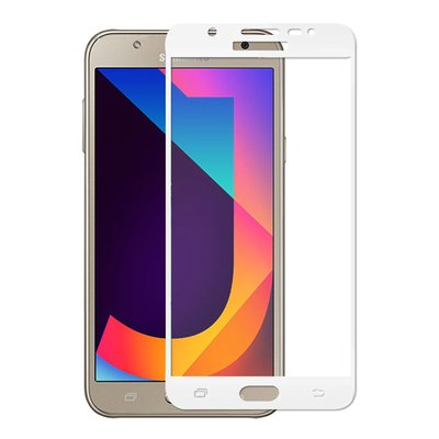 Microsonic Samsung Galaxy J7 Core Kavisli Temperli Cam Ekran Koruyucu Film Beyaz