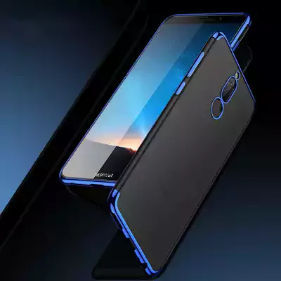 Microsonic Huawei Mate 10 Lite Kılıf Skyfall Transparent Clear Kırmızı