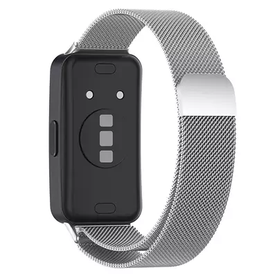 Microsonic Huawei Band 10 Milanese Loop Kordon Gümüş