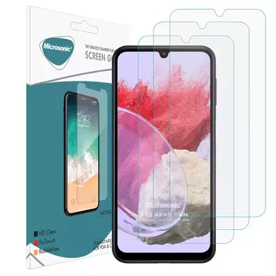 Microsonic Samsung Galaxy M34 5G Screen Protector Nano Glass Cam Ekran Koruyucu (3`lü Paket)