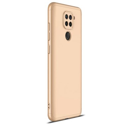 Microsonic Xiaomi Redmi Note 9 Kılıf Double Dip 360 Protective AYS Gold