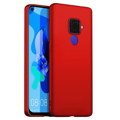 Microsonic Huawei Mate 30 Lite Kılıf Matte Silicone Kırmızı