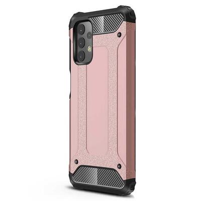 Microsonic Samsung Galaxy A23 Kılıf Rugged Armor Rose Gold