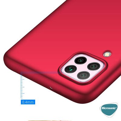 Microsonic Samsung Galaxy M12 Kılıf Matte Silicone Siyah