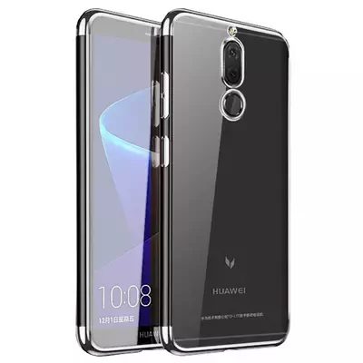 Microsonic Huawei Mate 10 Lite Kılıf Skyfall Transparent Clear Gümüş