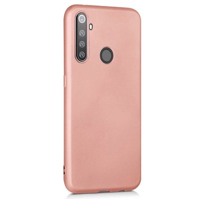 Microsonic Realme 6i Kılıf Matte Silicone Rose Gold