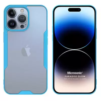 Microsonic Apple iPhone 15 Pro Max Kılıf Paradise Glow Turkuaz