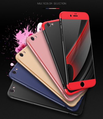 Microsonic Apple iPhone 6 Kılıf Double Dip 360 Protective AYS Rose Gold