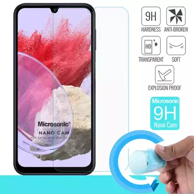 Microsonic Samsung Galaxy M34 5G Nano Glass Cam Ekran Koruyucu