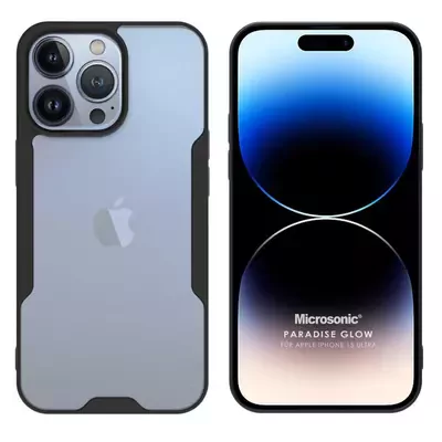 Microsonic Apple iPhone 15 Pro Max Kılıf Paradise Glow Siyah