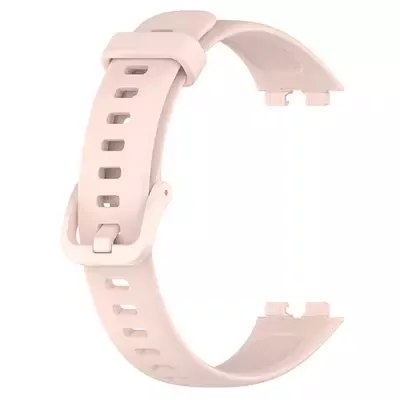 Microsonic Huawei Band 10 Kordon, Silicone Sport Band Pudra