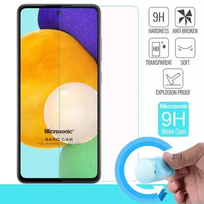 Microsonic Samsung Galaxy A53 5G Nano Glass Cam Ekran Koruyucu