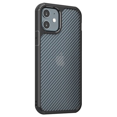 Microsonic Apple iPhone 12 Mini Kılıf Cast Carbon Siyah