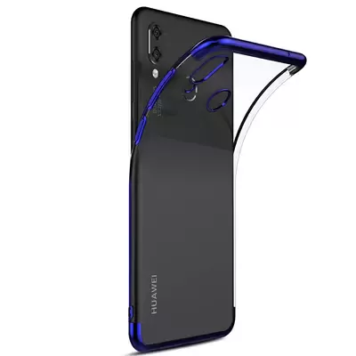 Microsonic Huawei P20 Lite Kılıf Skyfall Transparent Clear Mavi