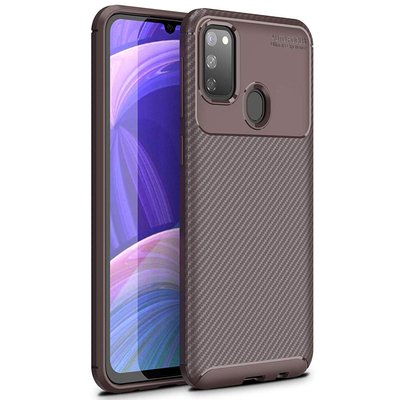 Microsonic Samsung Galaxy M30S Kılıf Legion Series Kahverengi