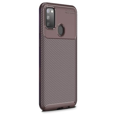 Microsonic Samsung Galaxy M30S Kılıf Legion Series Kahverengi