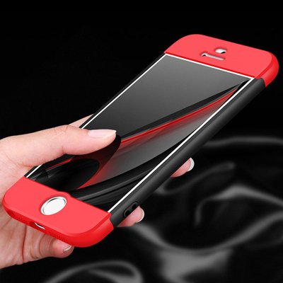 Microsonic Apple iPhone 5 Kılıf Double Dip 360 Protective AYS Lacivert