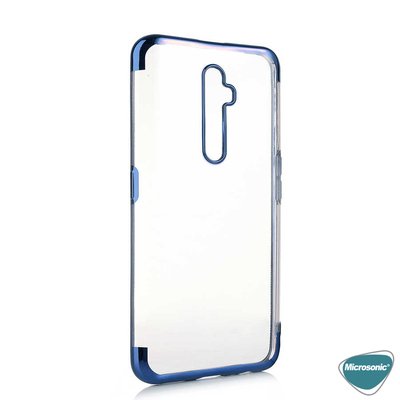 Microsonic Oppo Reno 2Z Kılıf Skyfall Transparent Clear Mavi