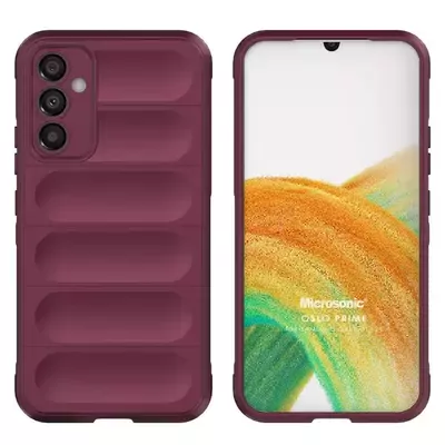 Microsonic Samsung Galaxy A25 Kılıf Oslo Prime Bordo