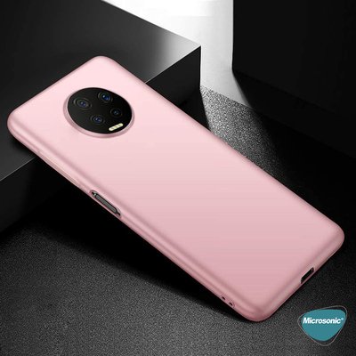 Microsonic Infinix Note 7 Kılıf Matte Silicone Siyah