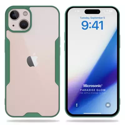 Microsonic Apple iPhone 15 Plus Kılıf Paradise Glow Yeşil