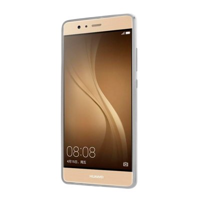 Microsonic Huawei P9 Kılıf Skyfall Transparent Clear Gümüş