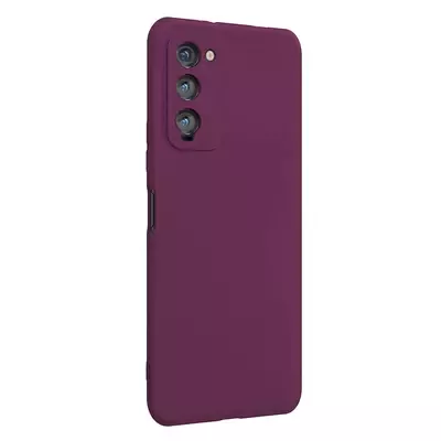 Microsonic Matte Silicone TECNO Camon 18 Kılıf Mor