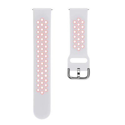 Microsonic Xiaomi Mi Watch Rainbow Sport Band Kordon Beyaz Açık Pembe