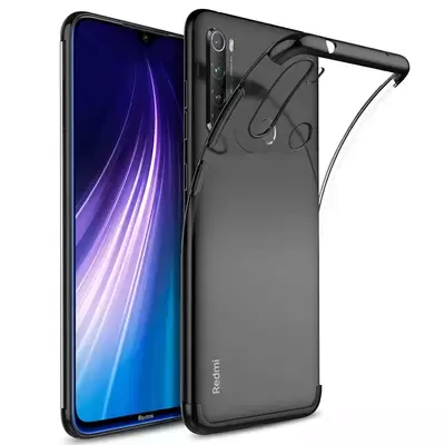 Microsonic Xiaomi Redmi Note 8T Kılıf Skyfall Transparent Clear Siyah