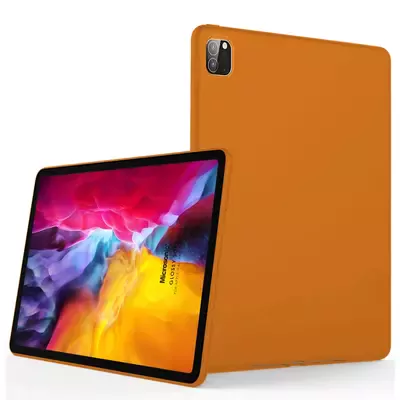 Microsonic Apple iPad Pro 11'' 2021 3. Nesil Kılıf (A2377-A2459-A2301-A2460) Matte Silicone Turuncu