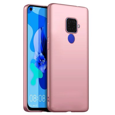 Microsonic Huawei Mate 30 Lite Kılıf Matte Silicone Rose Gold