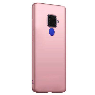 Microsonic Huawei Mate 30 Lite Kılıf Matte Silicone Rose Gold