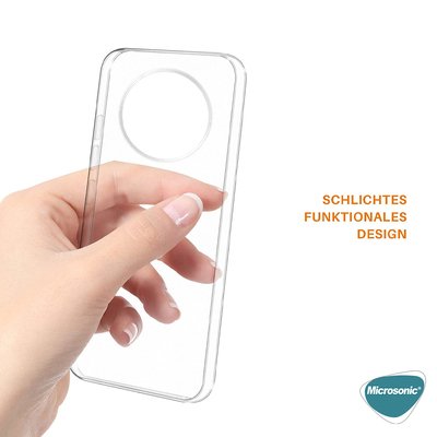 Microsonic Huawei Mate 40 Pro Kılıf Transparent Soft Beyaz