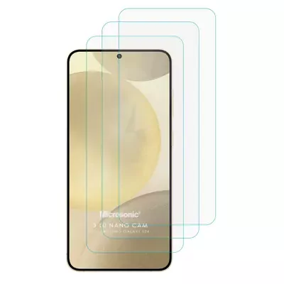 Microsonic Samsung Galaxy S25 FE Screen Protector Nano Glass Cam Ekran Koruyucu (3`lü Paket)