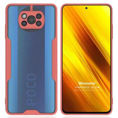 Microsonic Xiaomi Poco X3 Pro Kılıf Paradise Glow Pembe