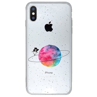 Microsonic Apple iPhone X Desenli Kılıf Gezegen