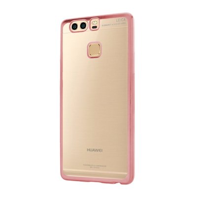 Microsonic Huawei P9 Kılıf Skyfall Transparent Clear Rose Gold