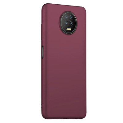 Microsonic Infinix Note 7 Kılıf Matte Silicone Mor