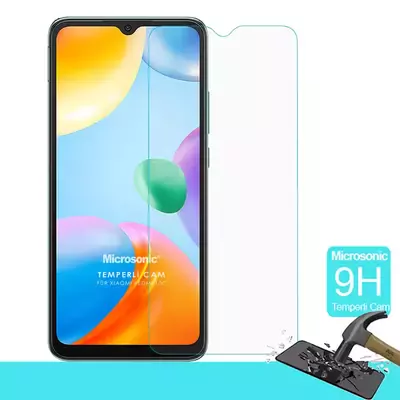 Microsonic Xiaomi Poco C40 Tempered Glass Cam Ekran Koruyucu