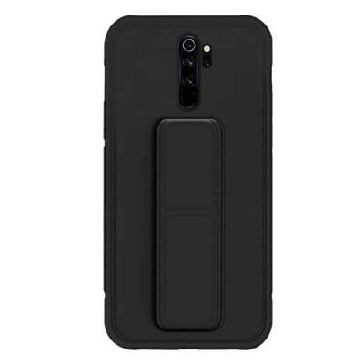 Microsonic Xiaomi Redmi Note 8 Pro Kılıf Hand Strap Siyah