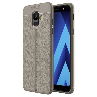 CaseUp Samsung Galaxy A6 2018 Kılıf Niss Silikon Gri