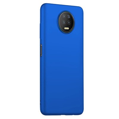 Microsonic Infinix Note 7 Kılıf Matte Silicone Mavi