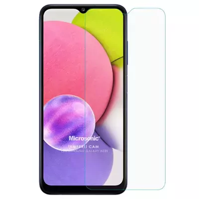 Microsonic Samsung Galaxy A03s Tempered Glass Cam Ekran Koruyucu