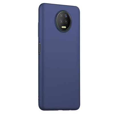 Microsonic Infinix Note 7 Kılıf Matte Silicone Lacivert